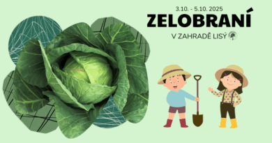 Zelobraní v Zahradě Lisý se blíží!